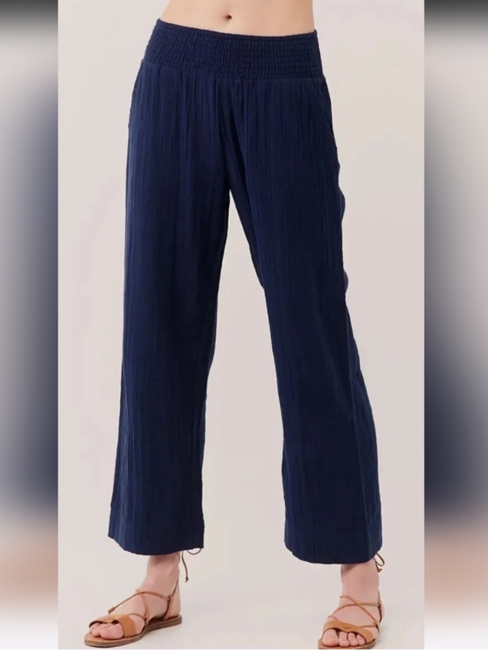 Pact Maritime Navy Double Face Gauze Pant
Size X-Large